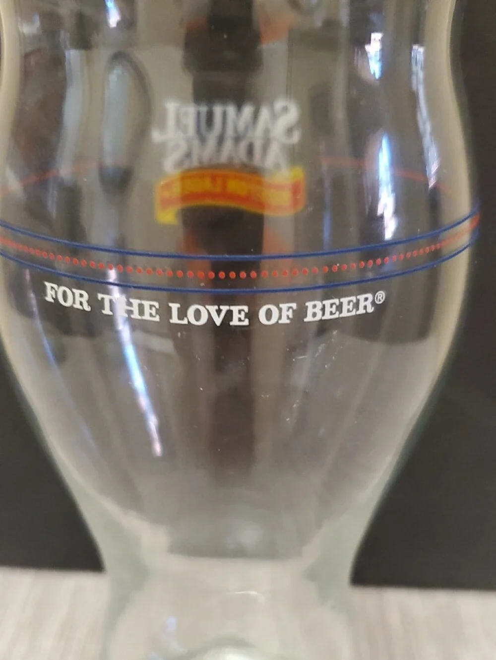 Samuel Adams Boston Lager Pint Drinking Beer Glasses - Set of 3 - 22 Oz.